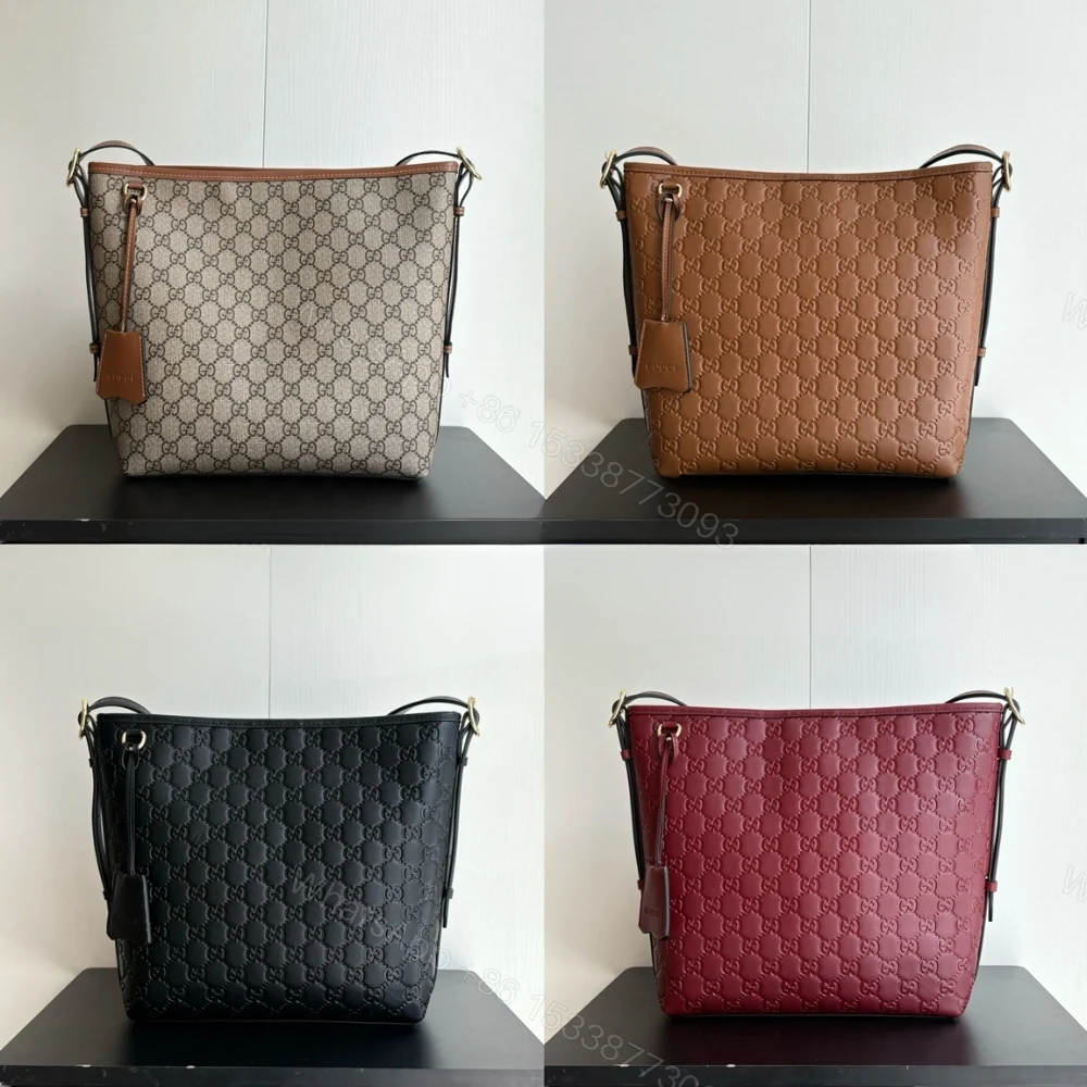 View 11 of Gucci Gg Emblem Small Shoulder Bag In Black Gg 26Cm