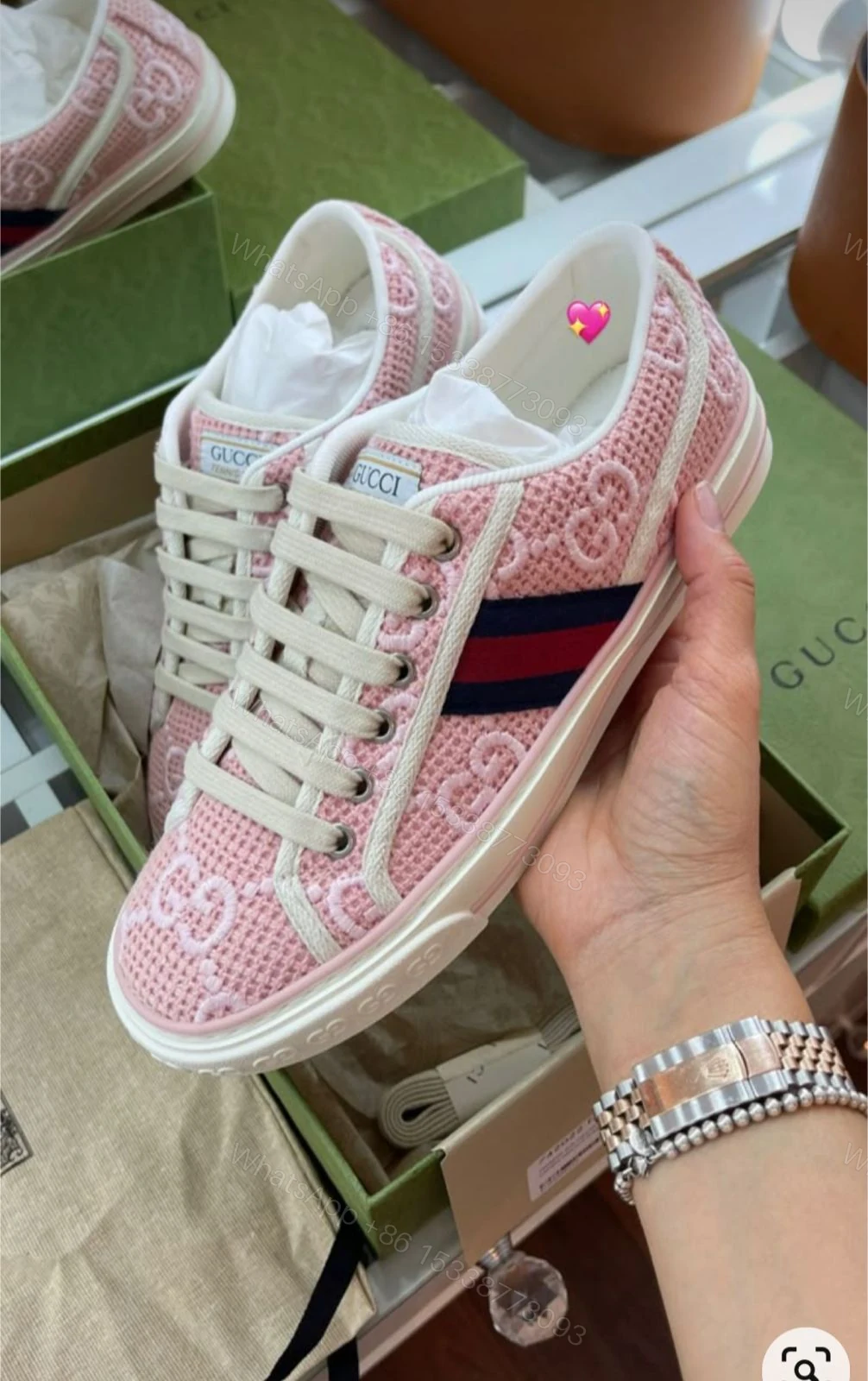 FIRST COPY Gucci Tennis Sneakers Latest 2025 — view 1