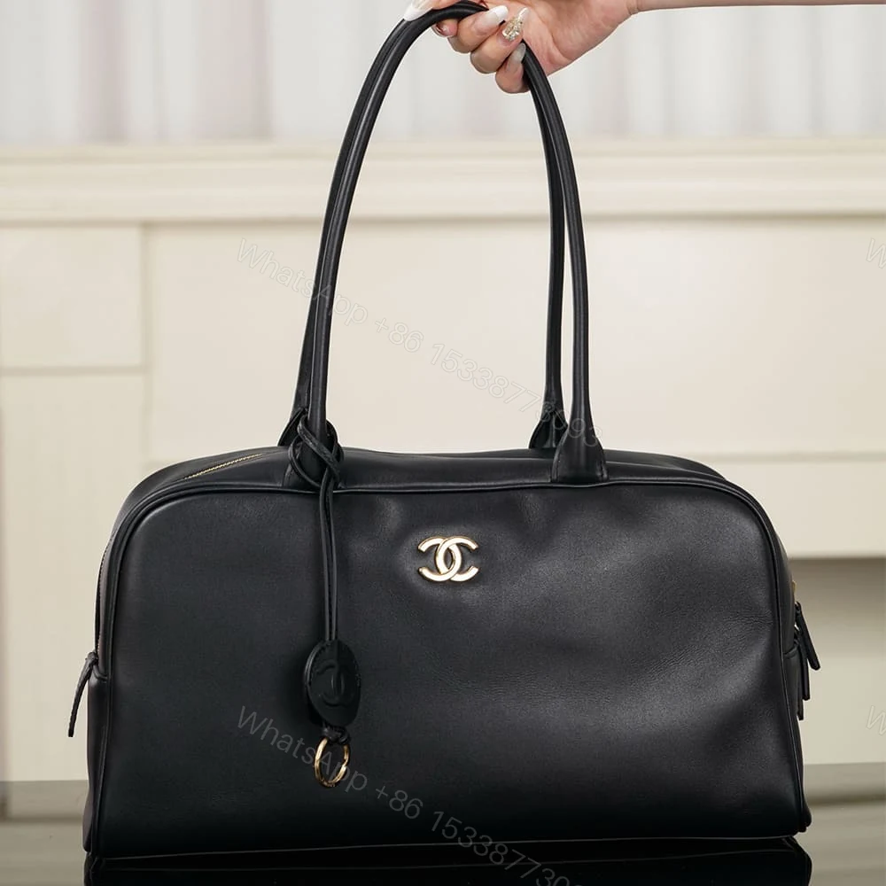 View 2 of CHANEL Large Bowling Bag(HIGH-END GRADE)