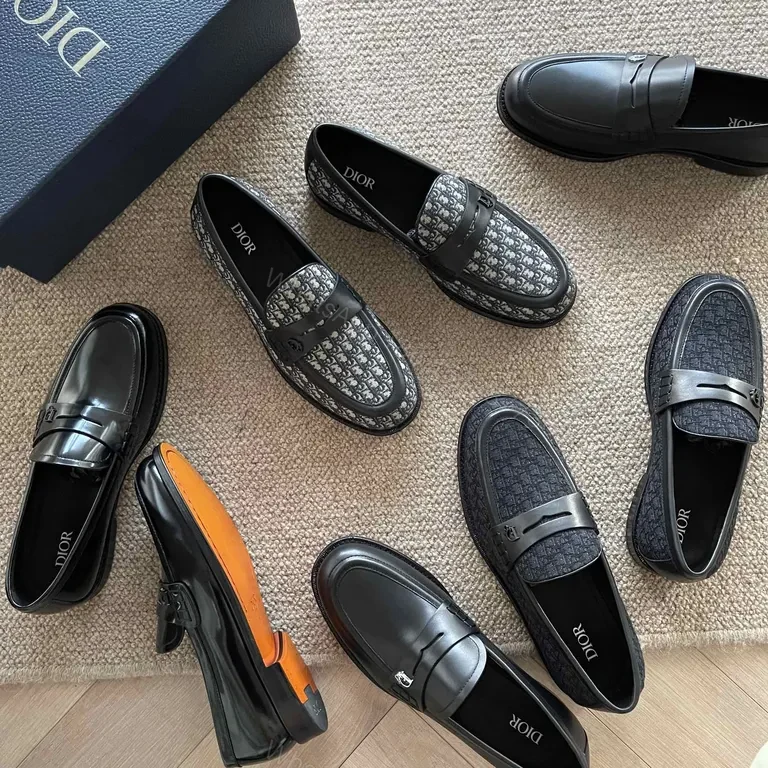 View 9 of Mirror-Gloss Patent Loafer: Dior-Comfort, Sleek Shine Loafer