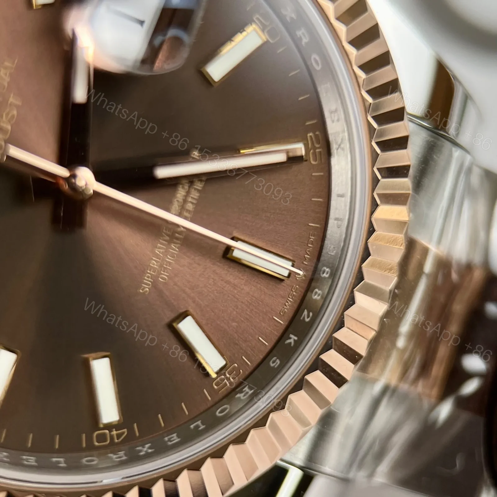 View 4 of Rolex Datejust Chocolate Dial 126331 Oyster 41 mm
