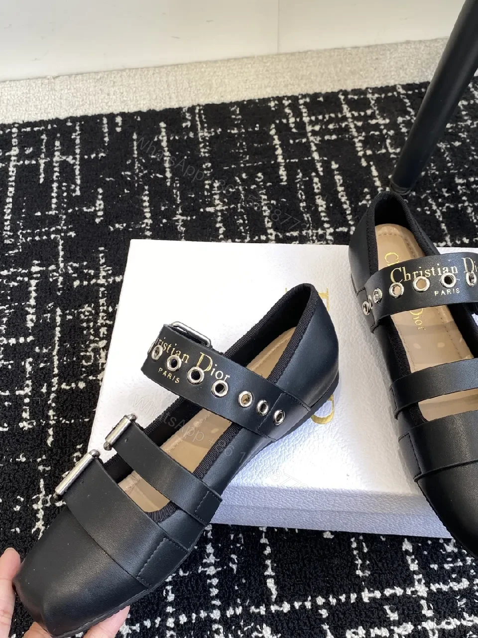 View 4 of Bold Straps Leather Mules: High-Impact, Dior-Inspired Luxury
