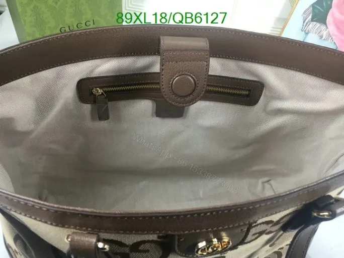 View 5 of Gucci Ophidia Jumbo GG Medium Bag Replica – Model QB6127