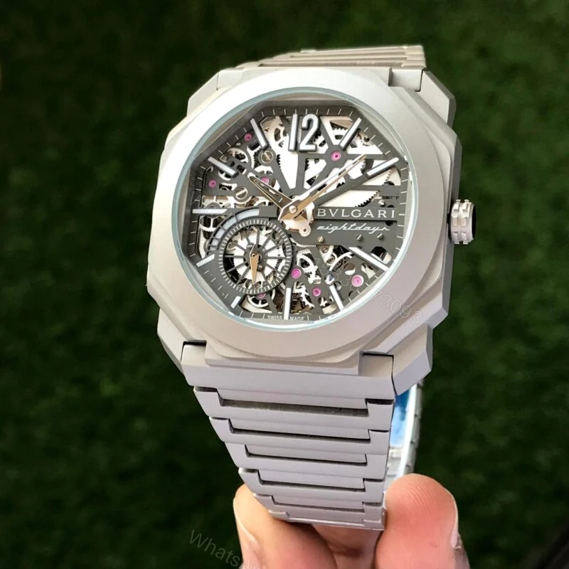 View 3 of Bvlgari Octo Finissimo Skeleton Grey 35mm Automatic