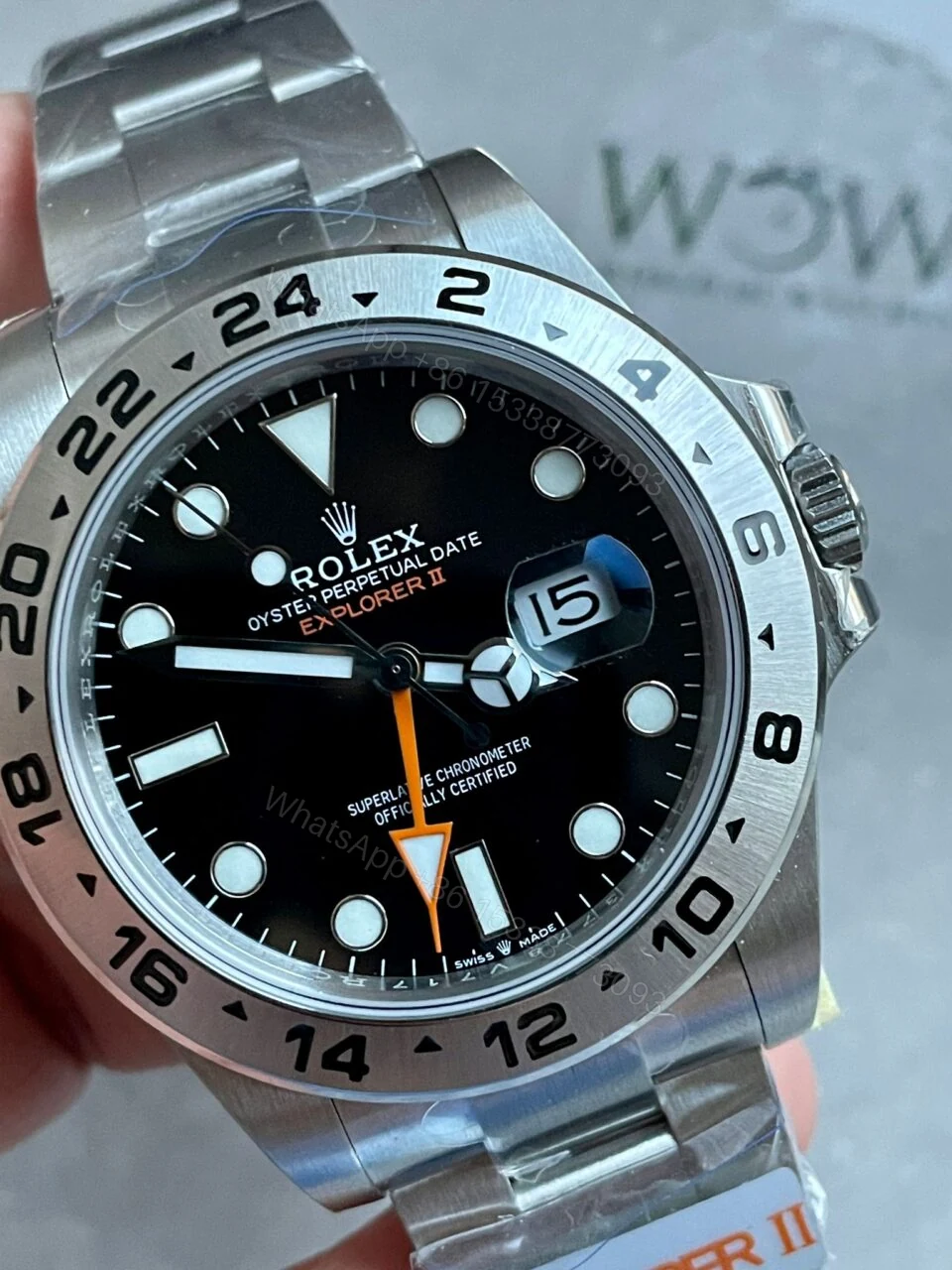 View 2 of JVSF Factory 1:1 Rolex Explorer II 42mm 226570 904L SS Best Edition Black Dial VR3285