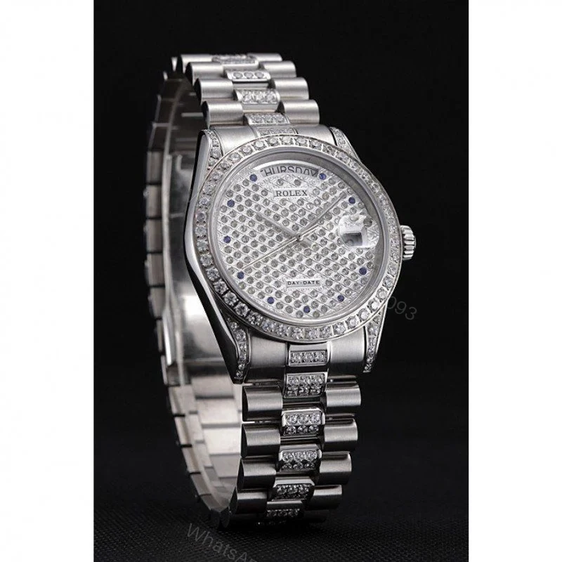 View 3 of Superclone Rolex Day-Date Diamond Dial 621612 37 mm