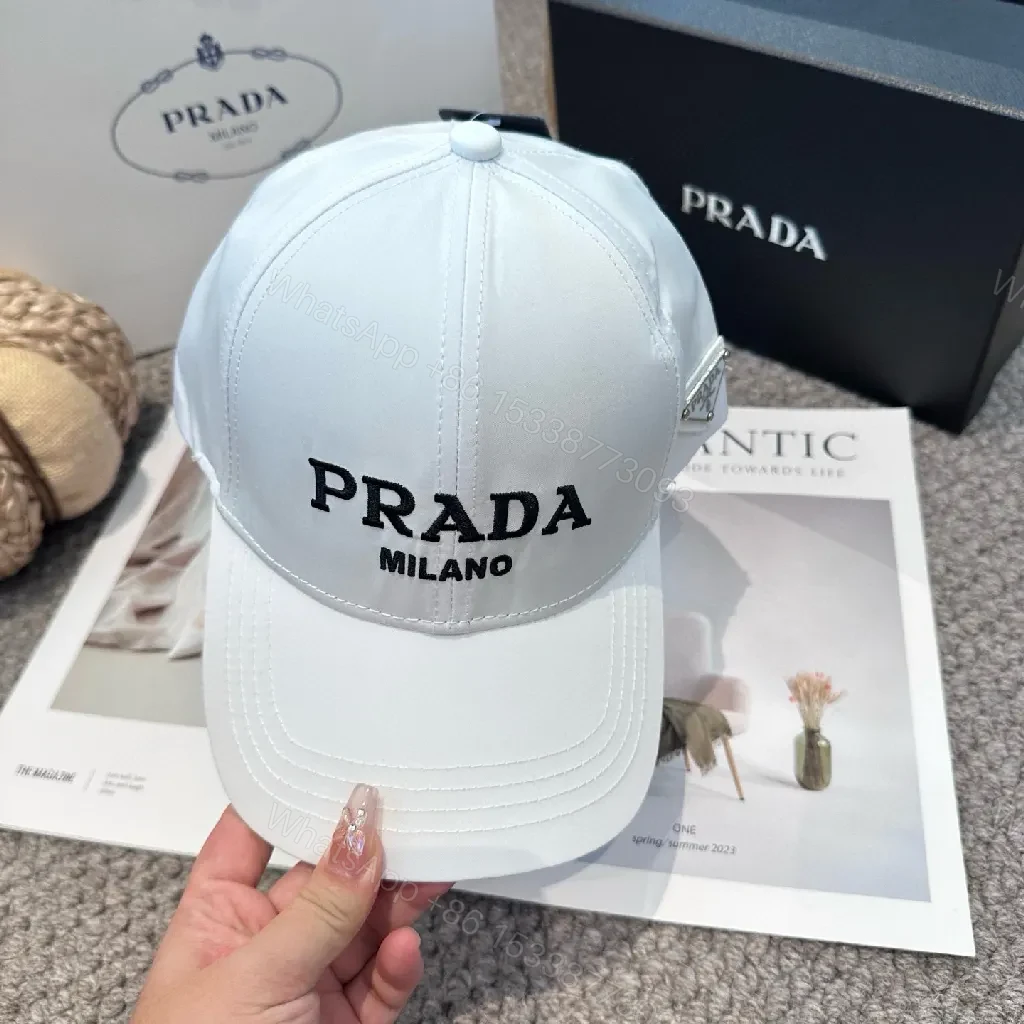 View 3 of White Cap + Premium Fabric + Minimalist + Subtle Branding + Baseball Cap