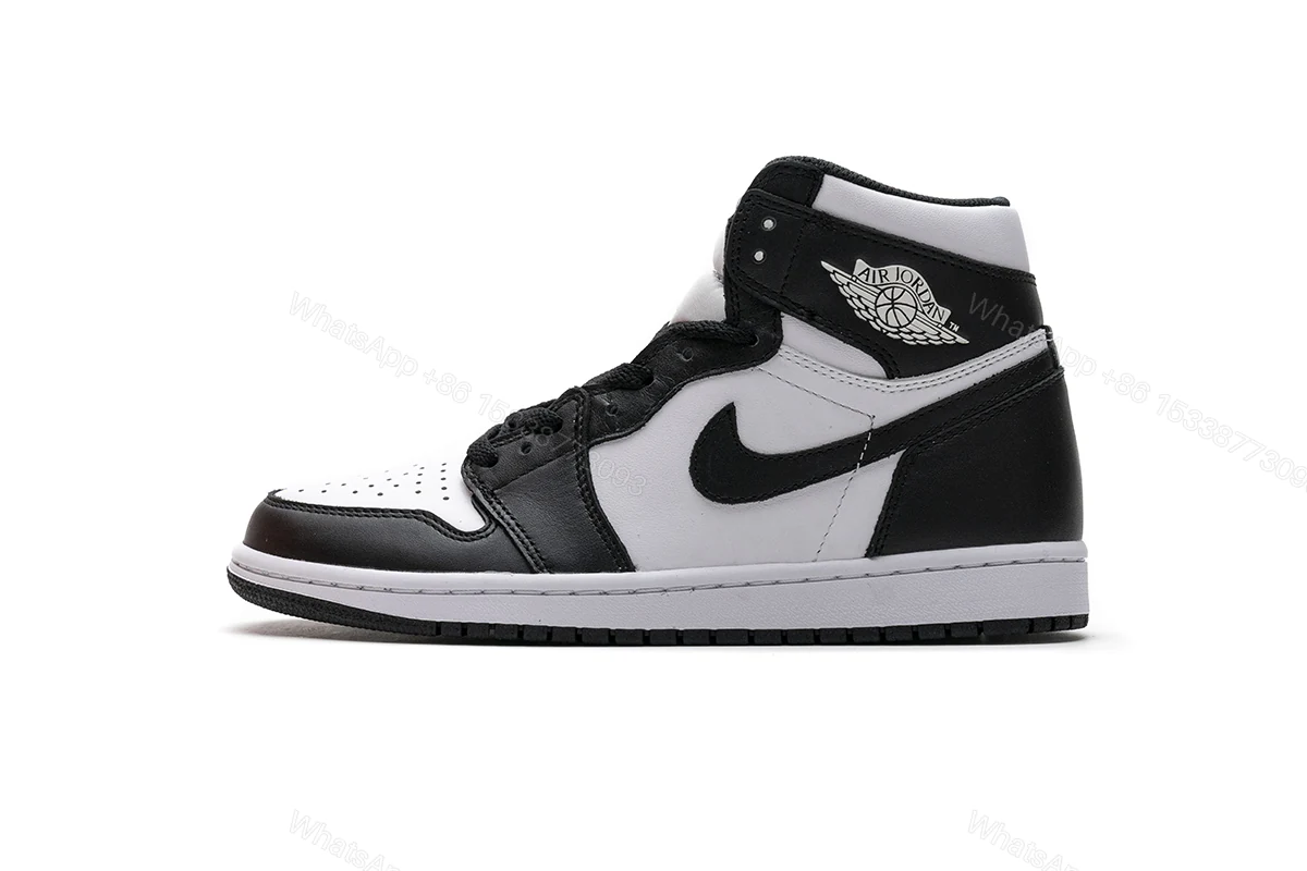 View 13 of Air Jordan 1 Retro High Black White (2014) 555088-010