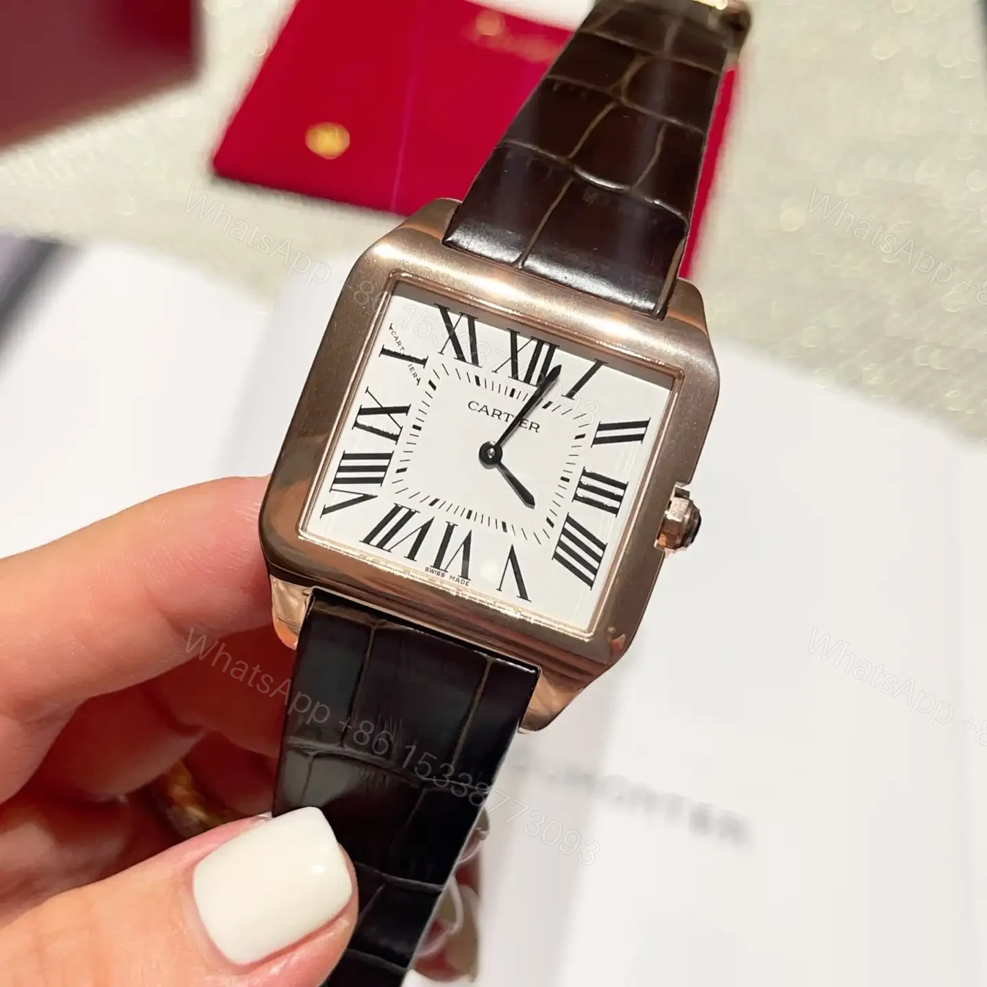 Cartier Santos Dumont 34.6 Pink Gold W2006951 — view 1