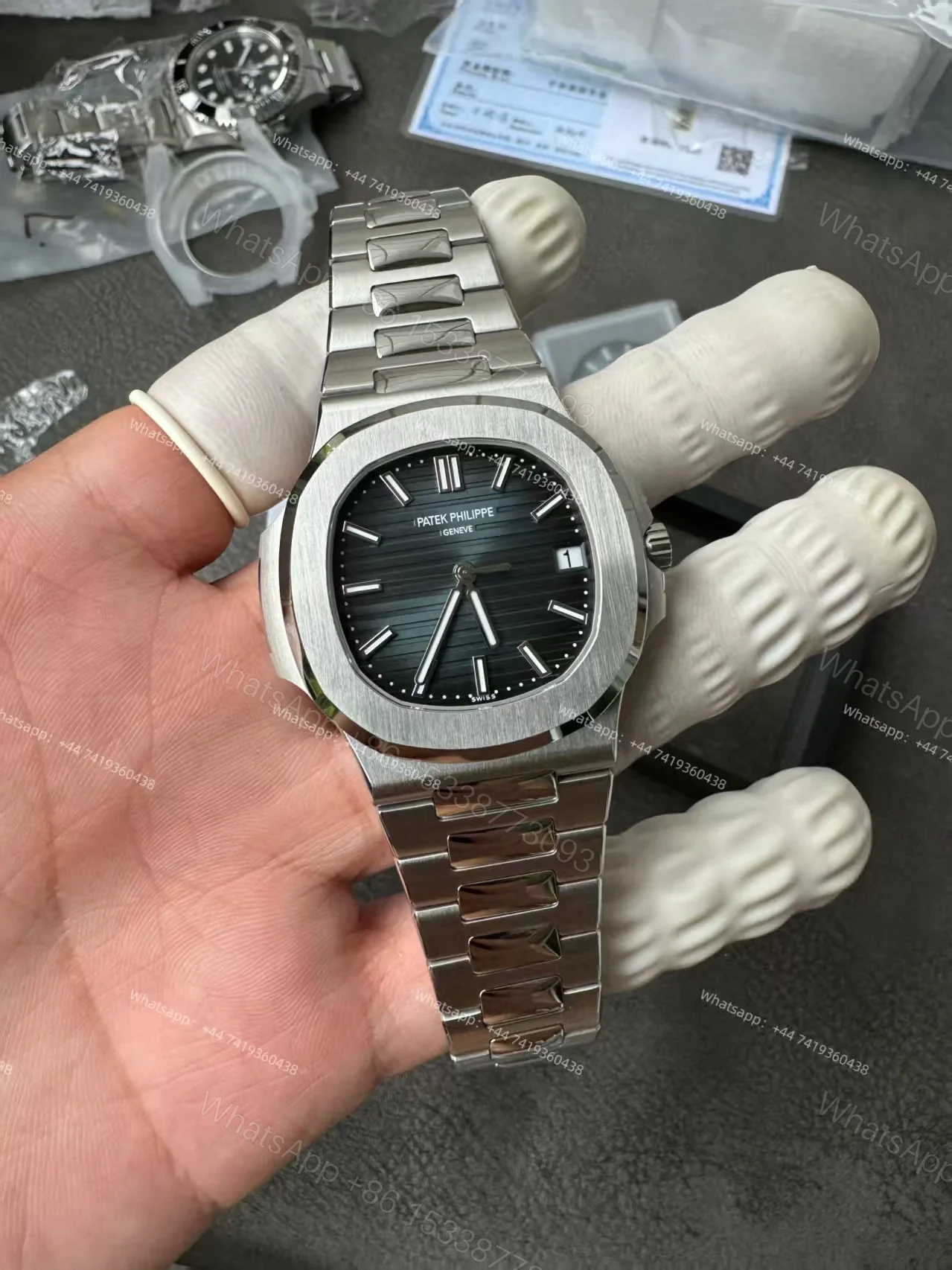 View 7 of Patek Philippe Super Clone Nautilus 5711 Blue Dial 40MM