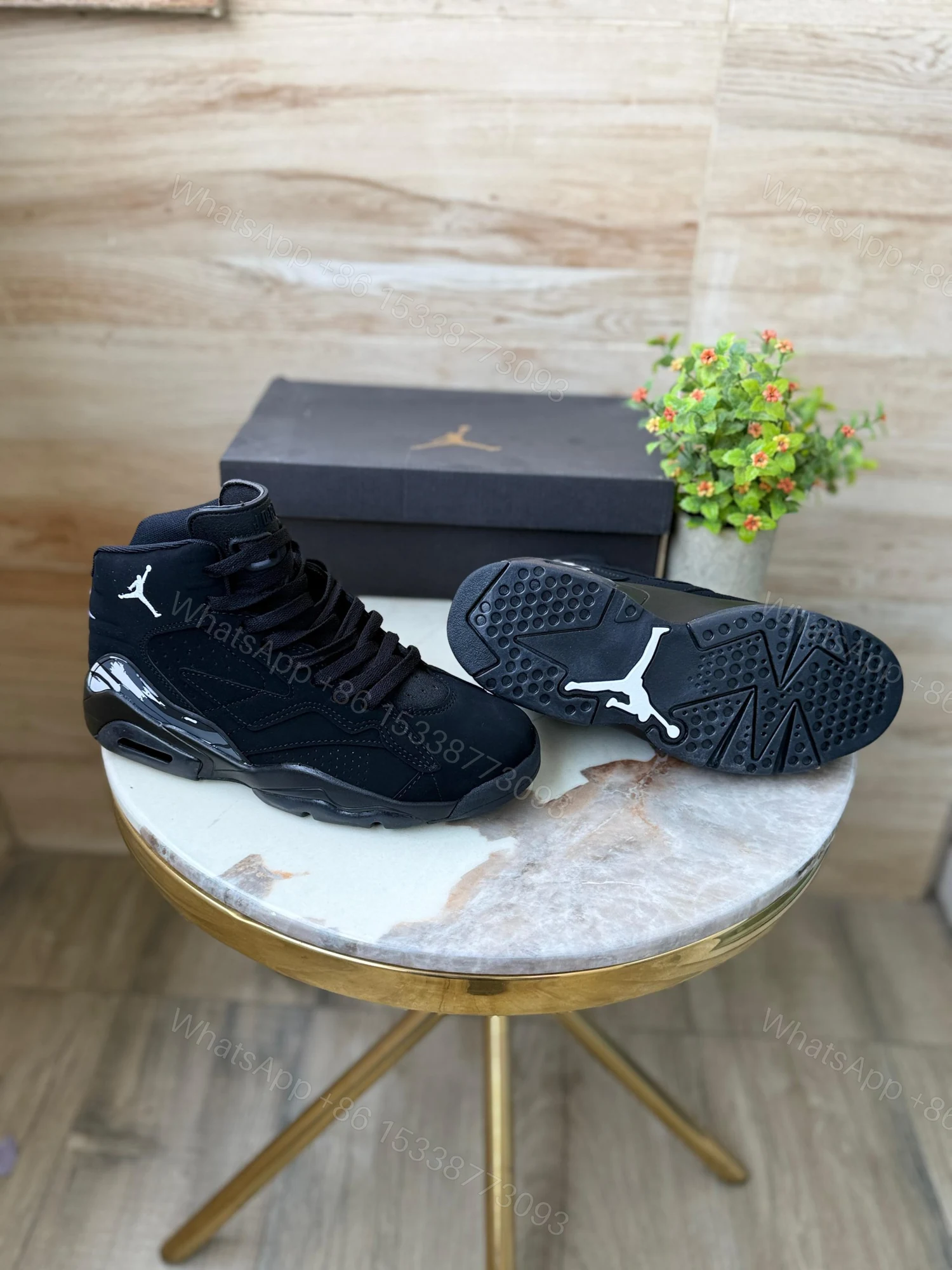 View 3 of FIRST COPY AIR JORDANS 6 JUMPMAN MVP BLACK FOR MEN