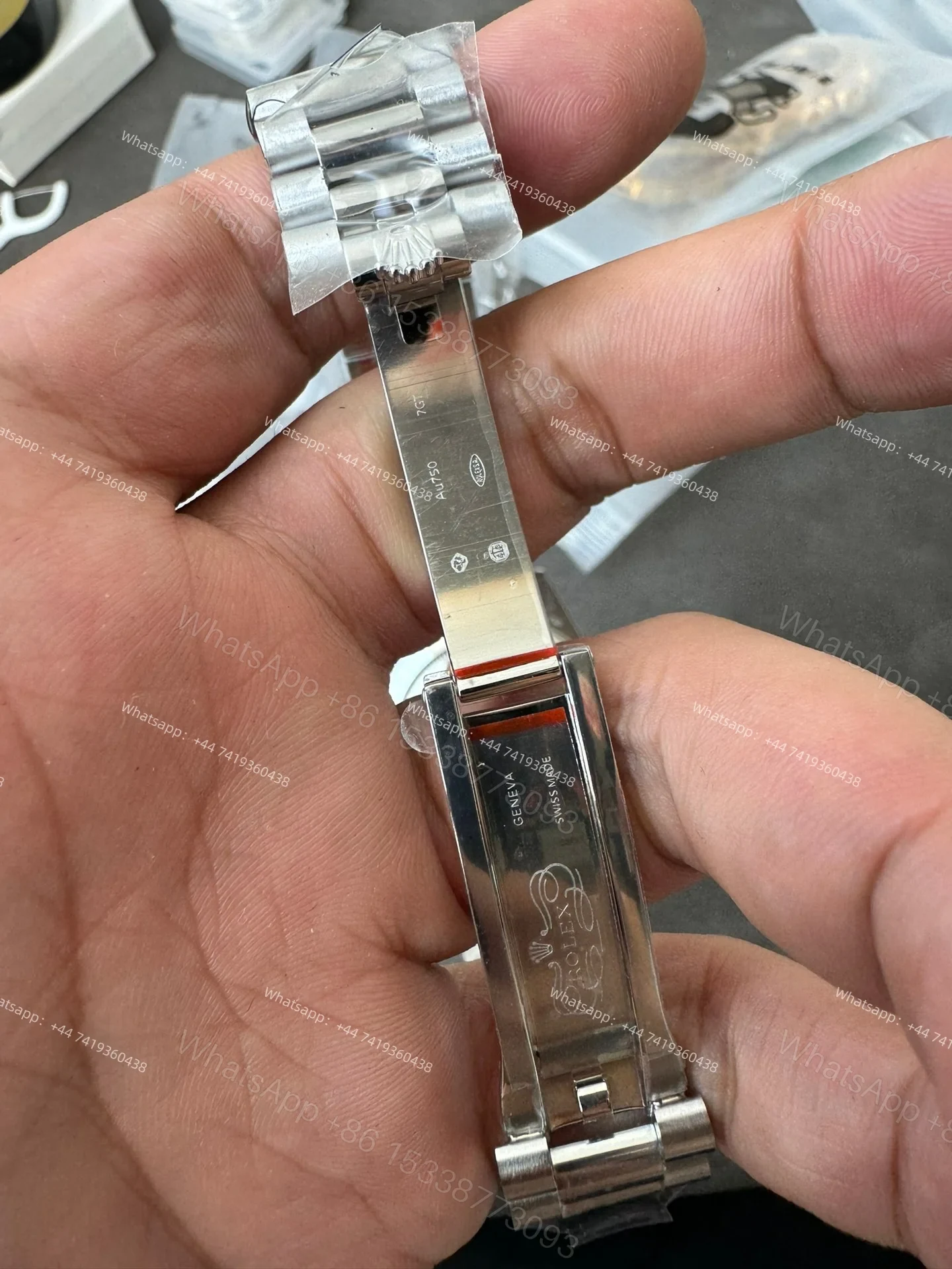 View 9 of Rolex Day-Date M228349RBR-0003 1:1 Replica Moissanite Bezel Black Dial 40MM 3255 Movement Presidential Bracelet Super Clone Watch