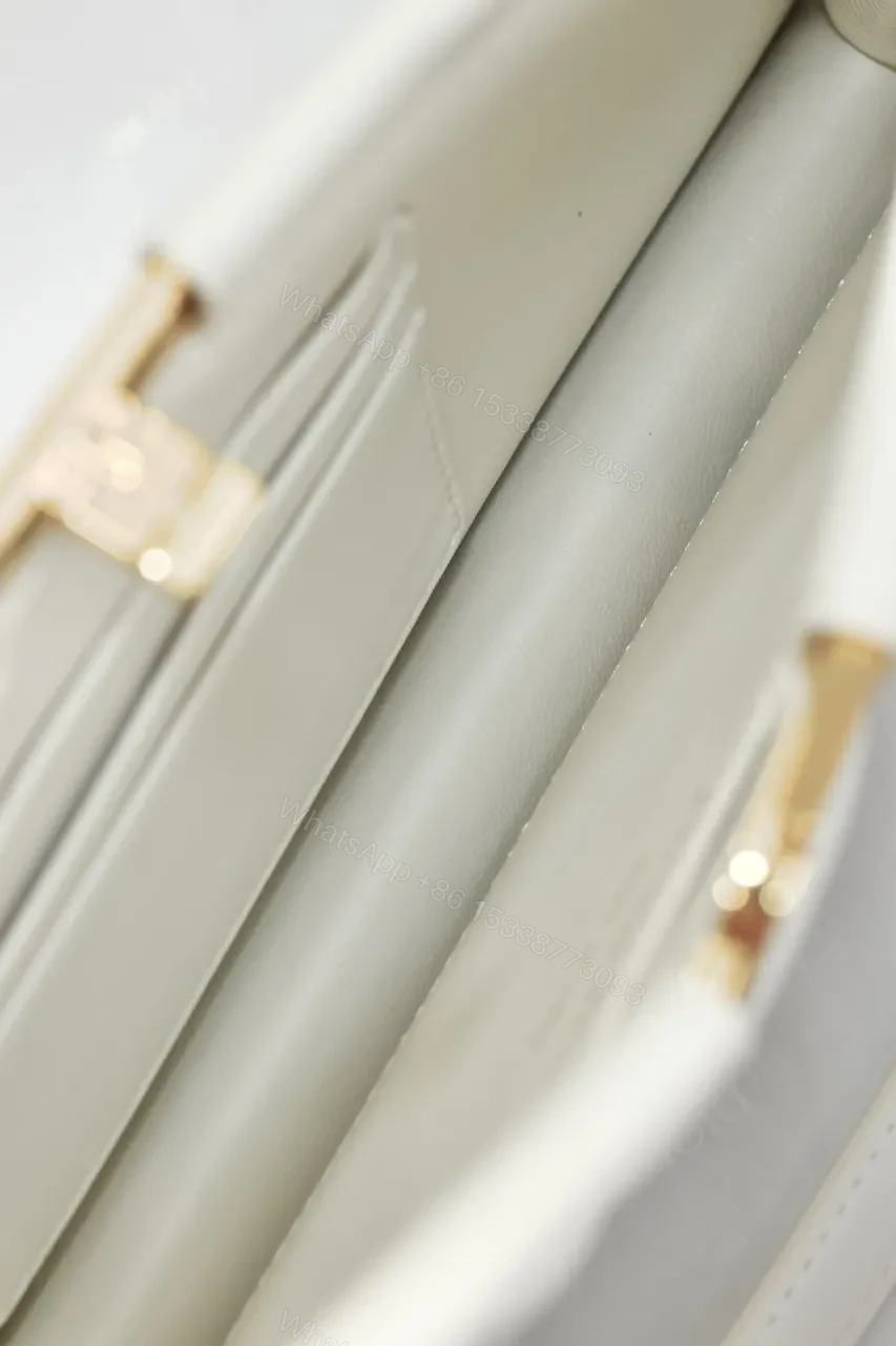 View 8 of Quilted White Leather Clutch: Subtle Luxe, Everyday Versatility