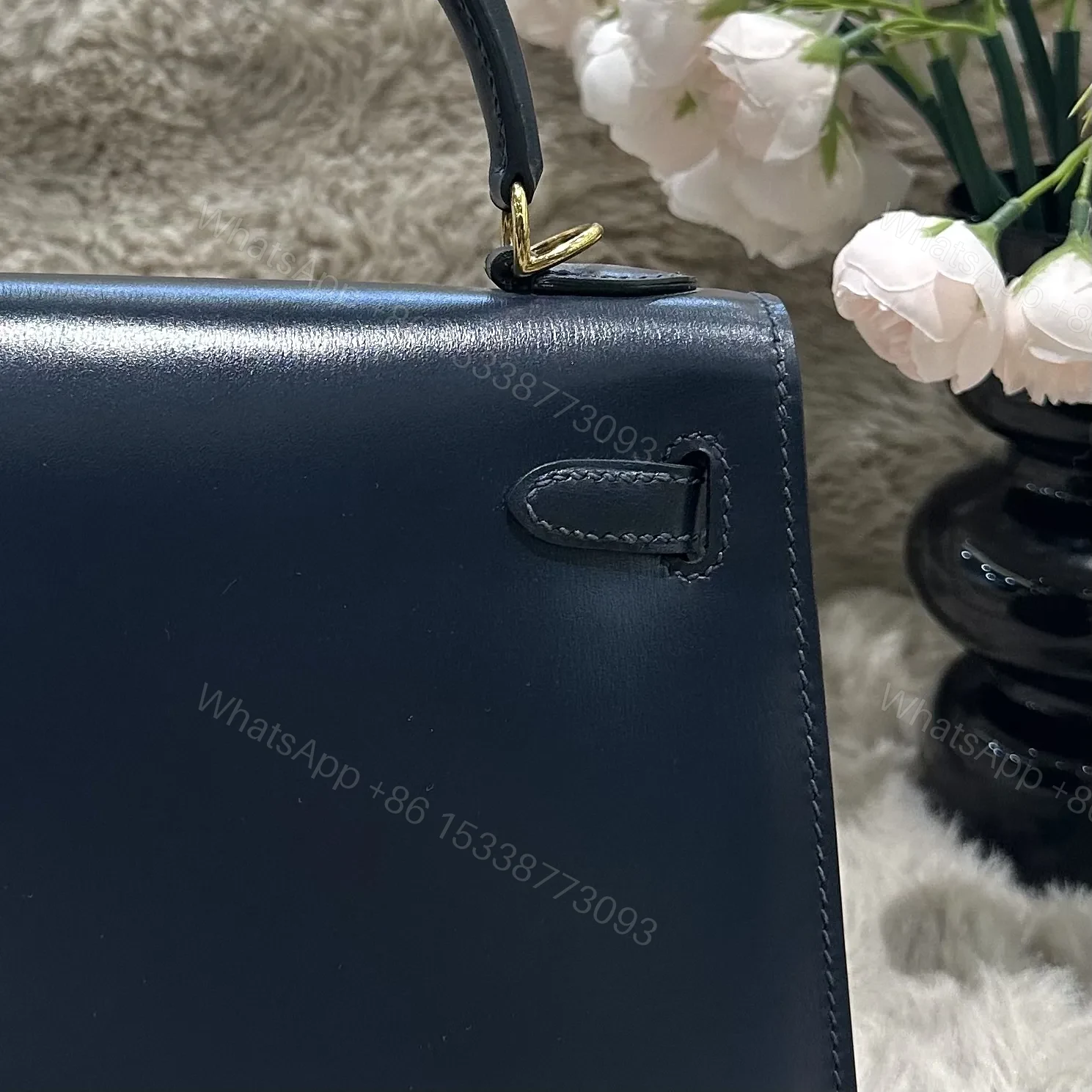 View 4 of Hermes Kelly 25cm Two-Tone Gold Hardware