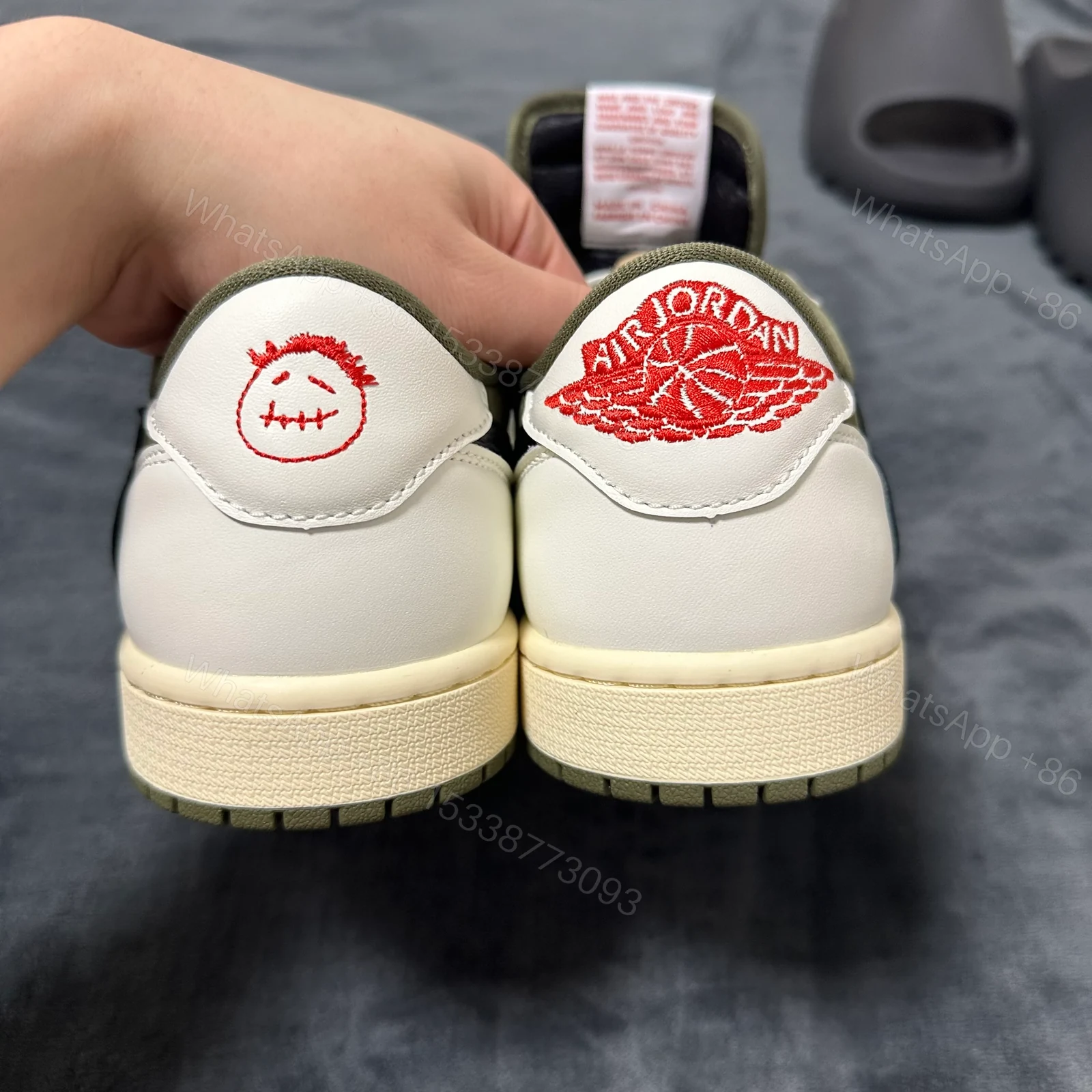 View 8 of Jordan 1 Retro Low OG SP Travis Scott Medium Olive