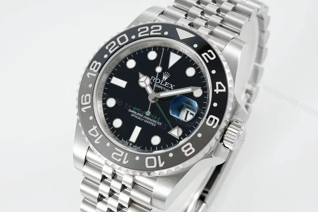 View 3 of Rolex GMT-Master II Stainless Steel GRNR Jubilee 126710GRNR-0003