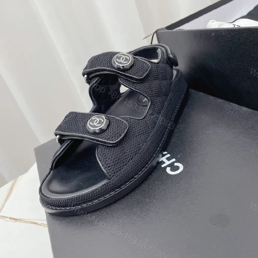 View 8 of Patterned Textured Sandals with Signature Hardware Edge