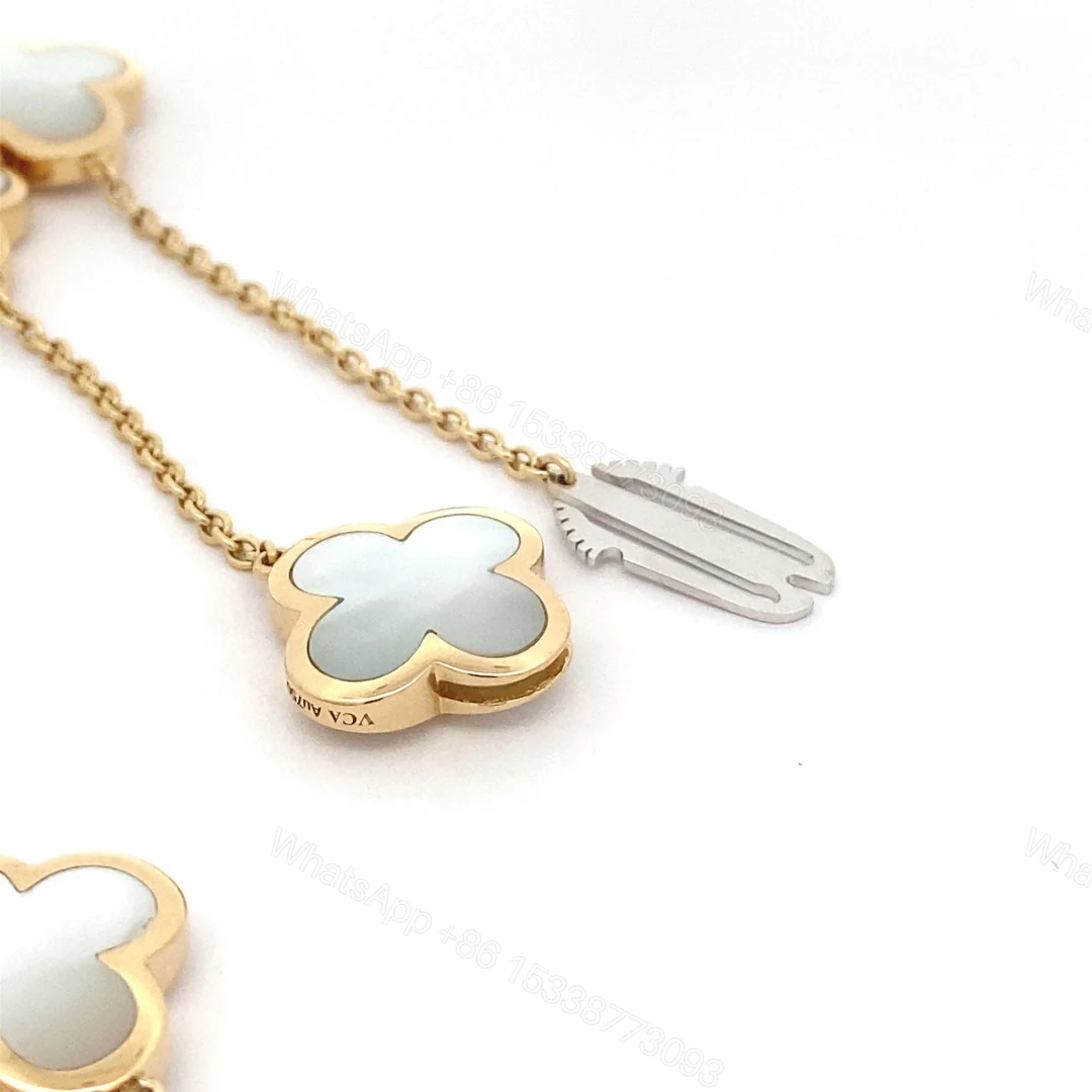 View 6 of Features 9 Motif Van Cleef & Arpels Pure Alhambra Long Necklace