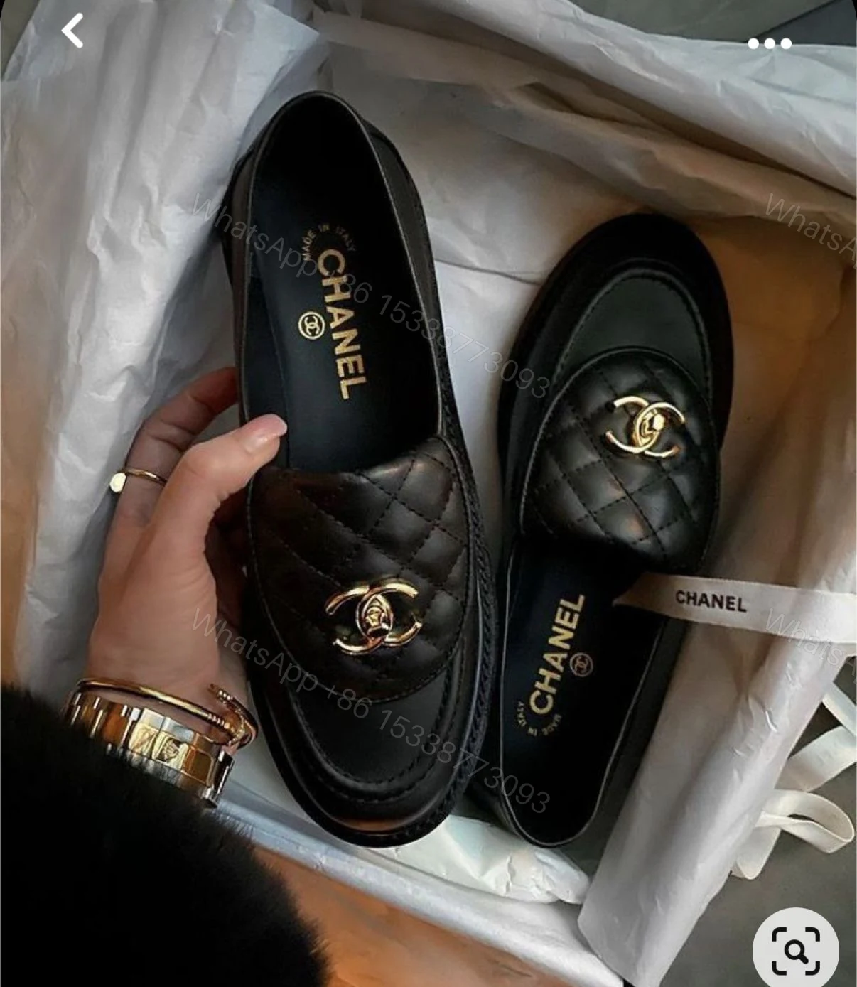 View 2 of First Copy Chanel Loafers 2025