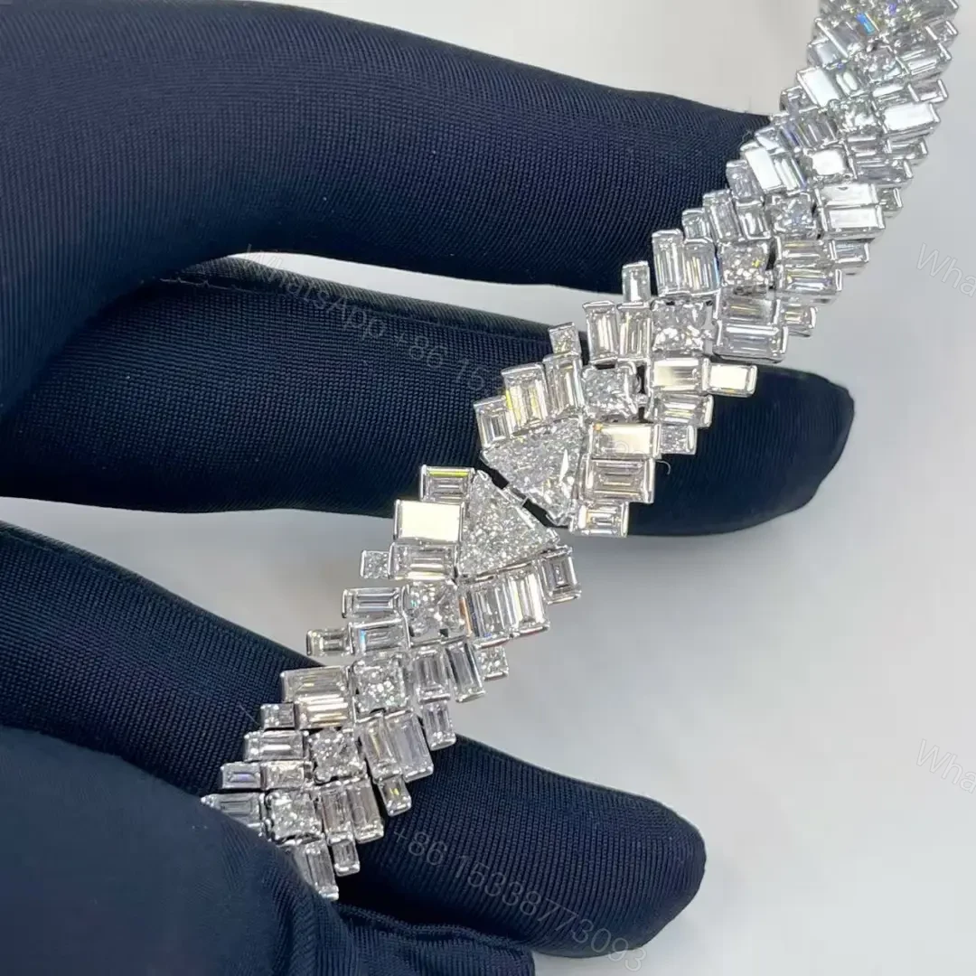 View 4 of 18K White Gold Reflection de Cartier Necklace Diamonds H7000260