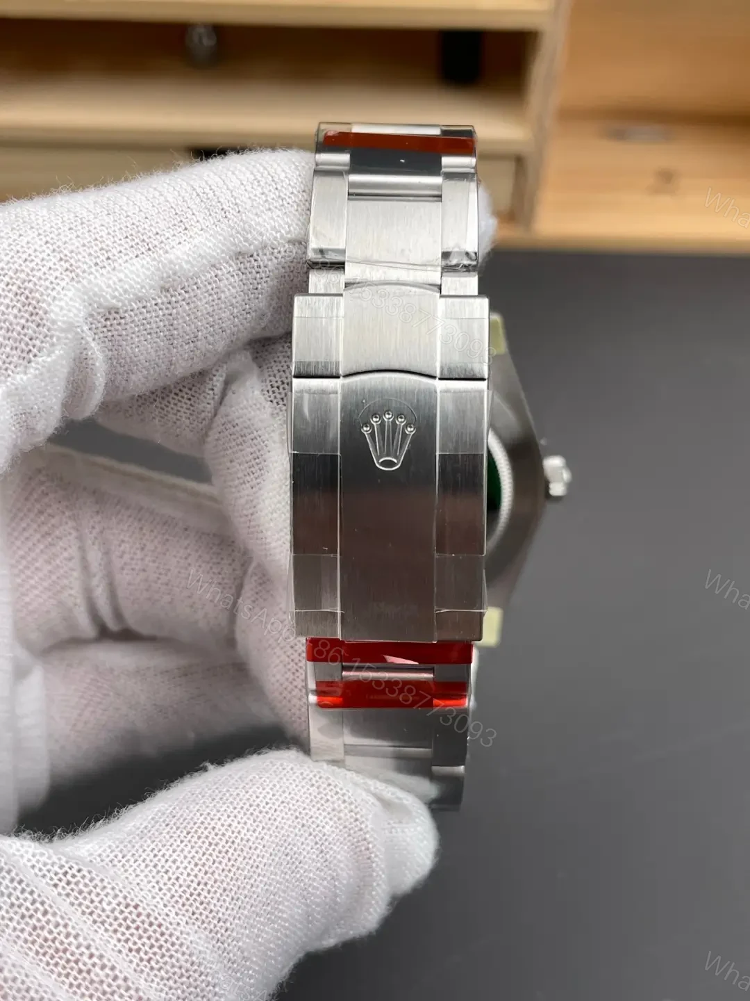 View 8 of Rolex Oyster Perpetual 41 124300 Black Dial Watch 124300-0002
