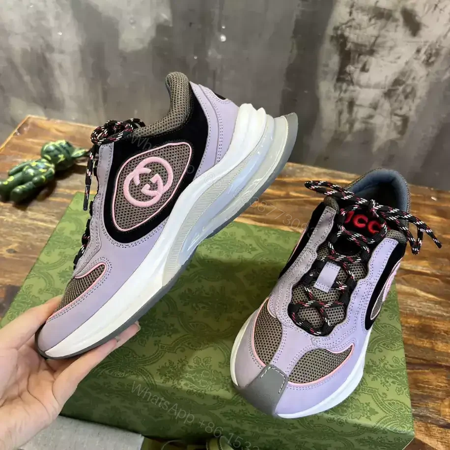 View 6 of GUCCI RUN TRAINER SNEAKERS IN LILAC – GC164