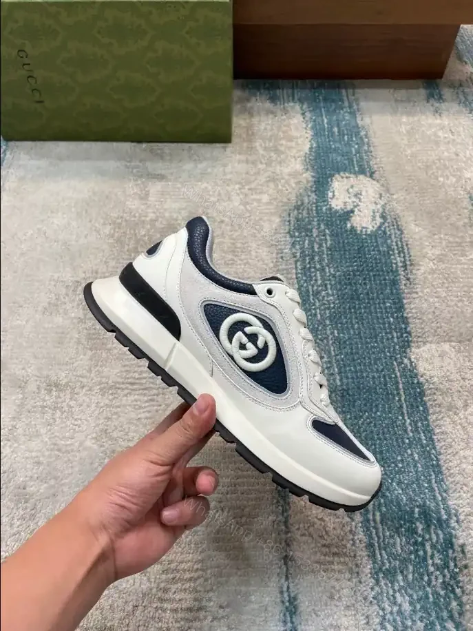 View 2 of GUCCI MEN’S LEATHER SNEAKER – GC199