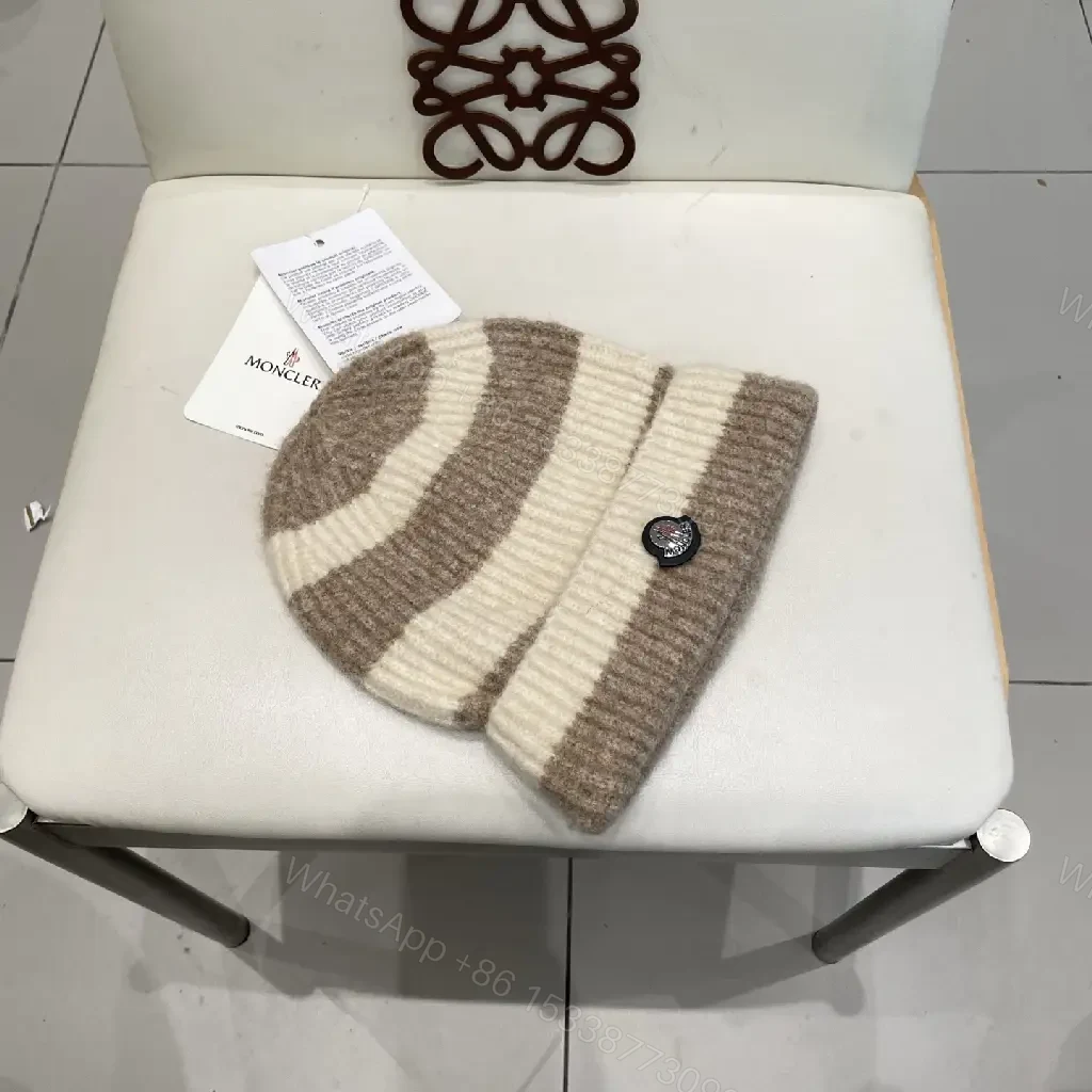 View 9 of Striped Knit Beanie: Cozy Warmth, Signature Detail, Premium casual