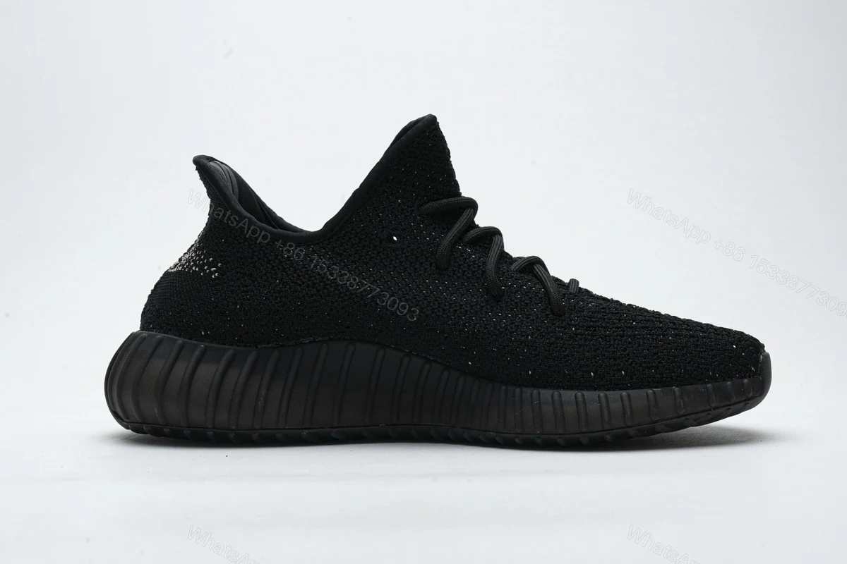 View 13 of (OG)Adidas Fake Yeezy 350 V2 Core BlackWhite Real Boost BY1604