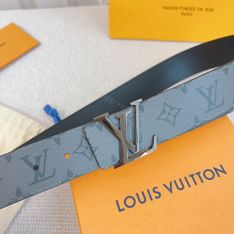 View 5 of Chic LV Monogram Belt: Subtle Luxury Everyday Elevation
