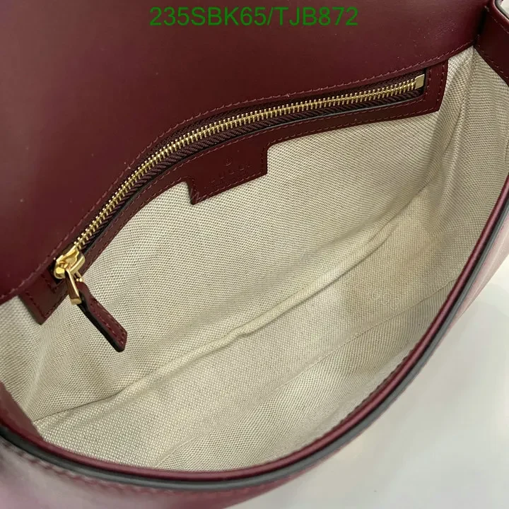 View 10 of Gucci Red Smooth Leather Small Top Handle Bag 88878