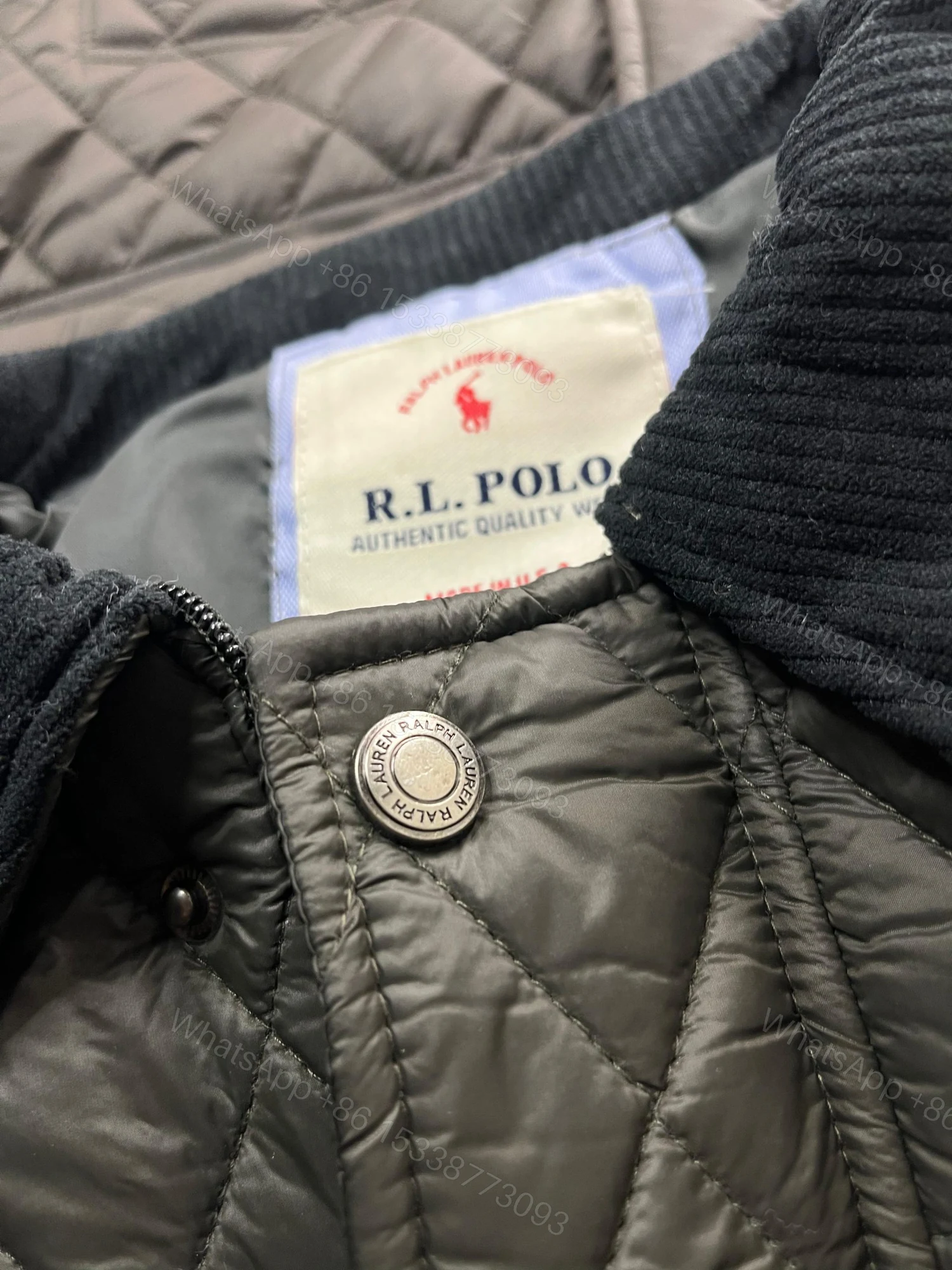 View 6 of First Copy Ralph Lauren Premium Quality Diamond Cut Jacket