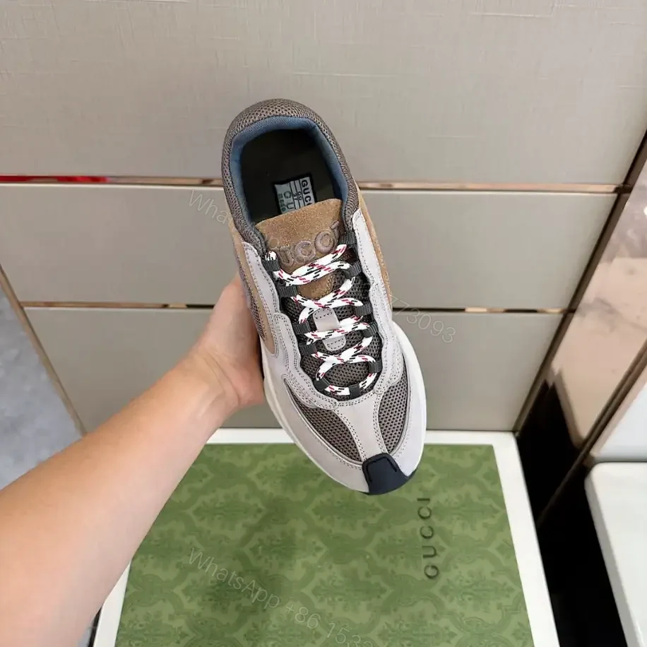 View 3 of GUCCI RUN TRAINER SNEAKERS IN GREY – GC165