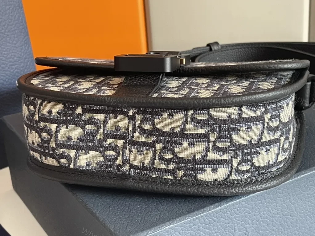 View 7 of Monogram Saddle Bag: Dior Canvas Crossbody Chic