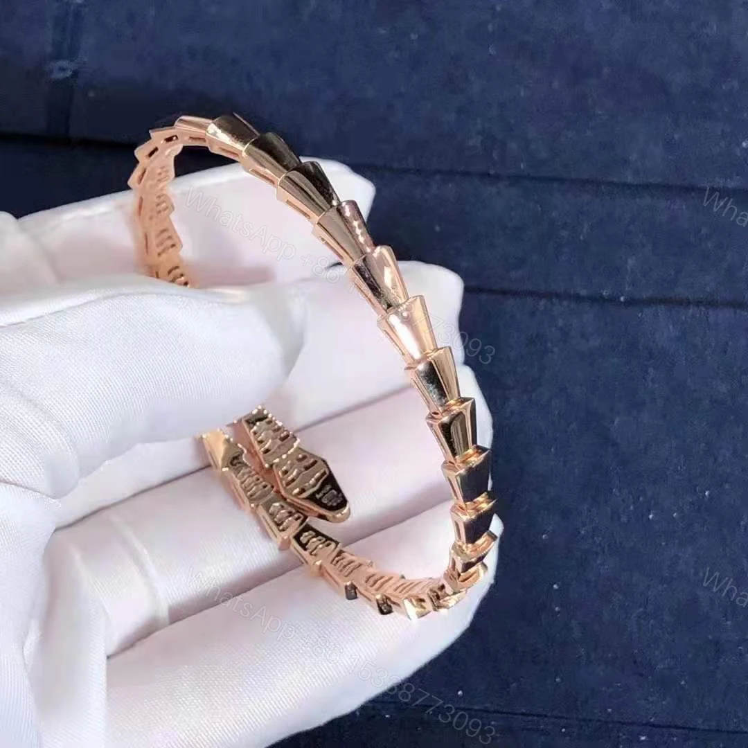 View 6 of Bvlgari Serpenti Viper 18kt rose gold bracelet