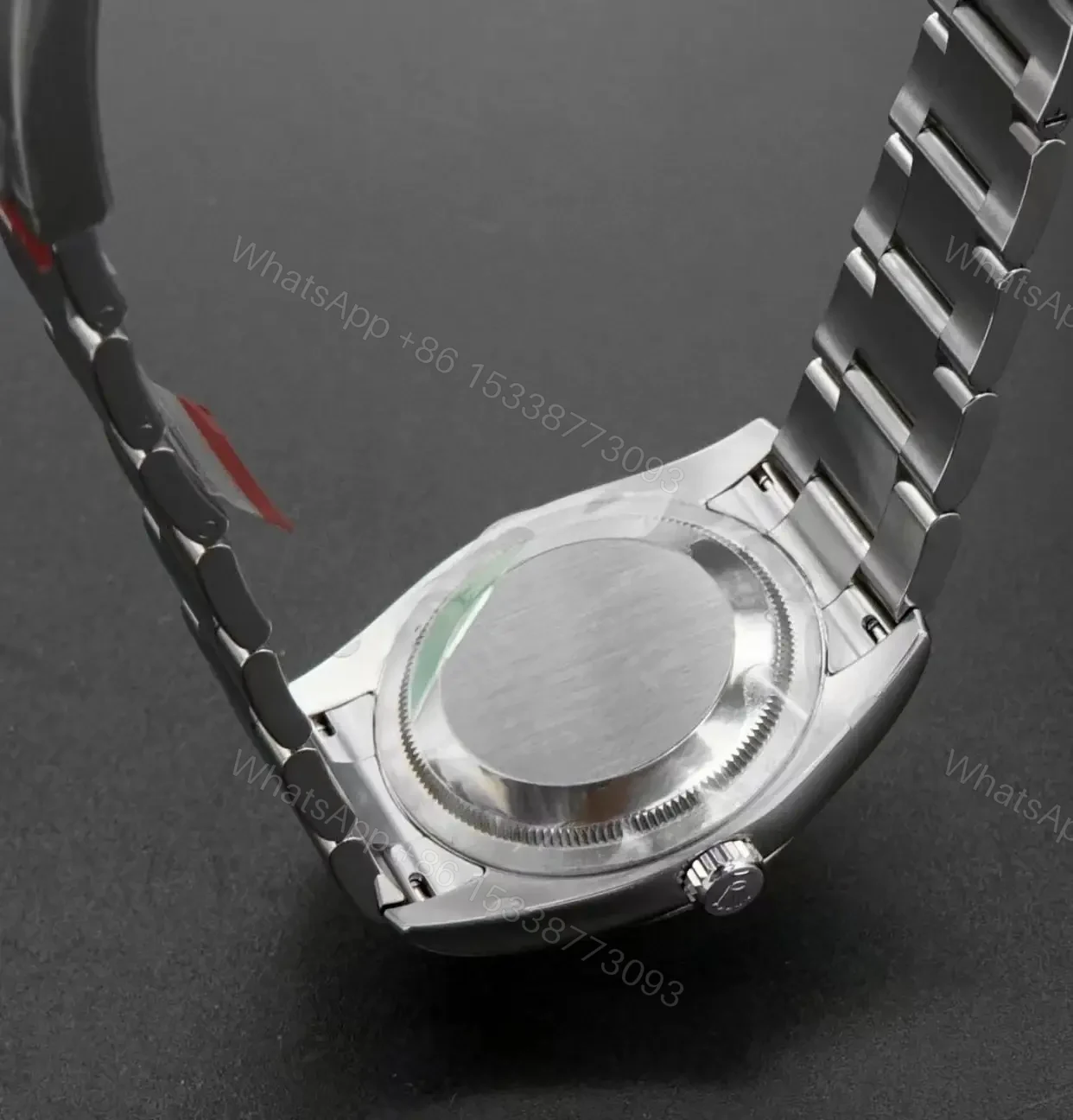 View 2 of Rolex Oyster Perpetual 36 Silver New Stainless Steel Bracelet Stunning 116000-0012