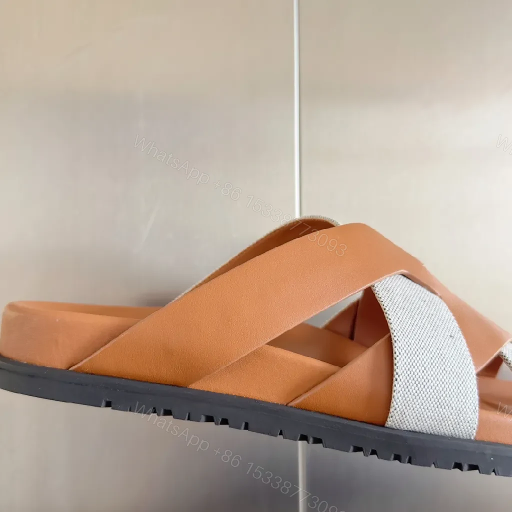 View 6 of Textured Metallic Strappy Sandals - Luxe Comfort Footwear