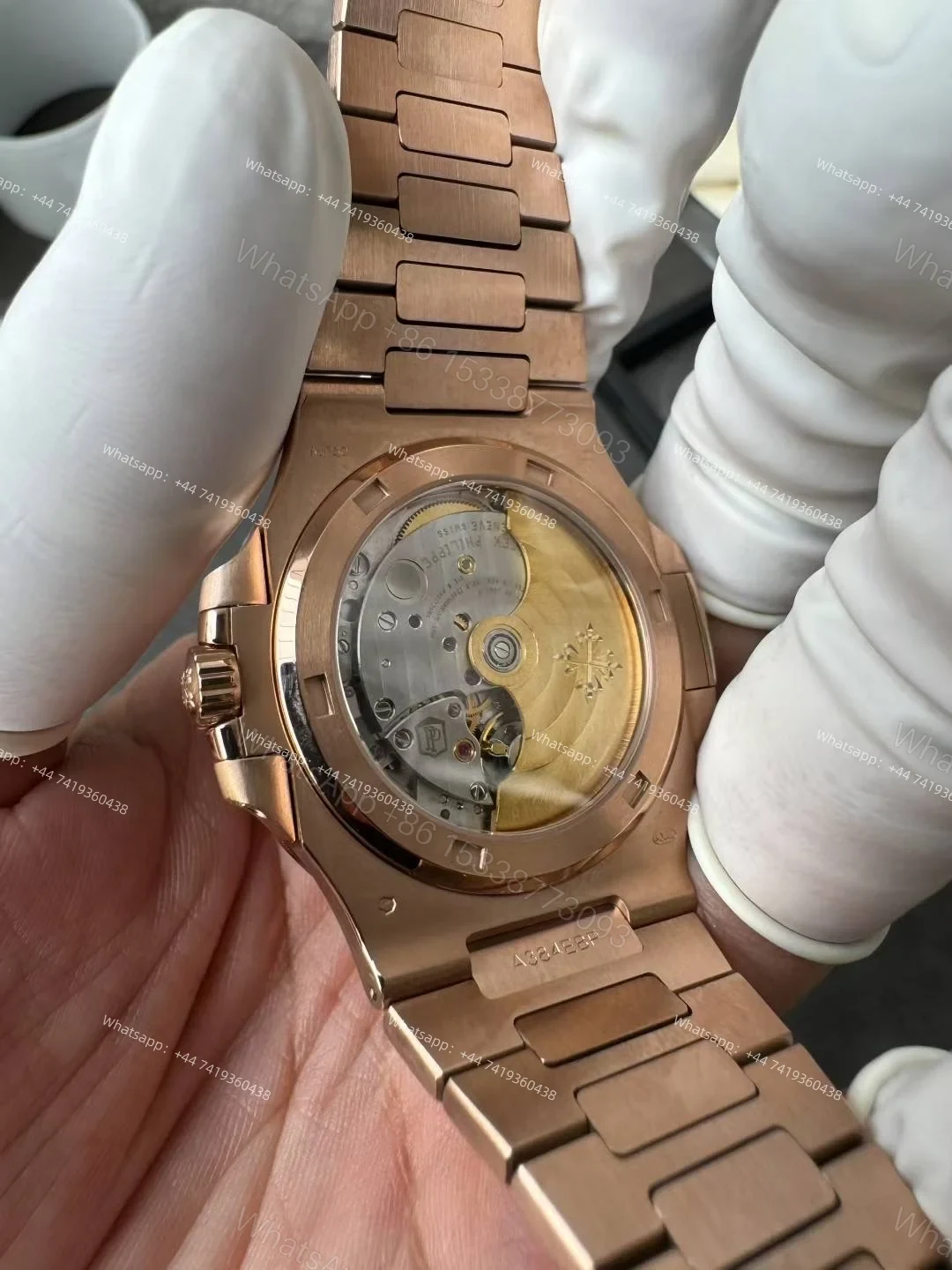 View 12 of Patek Philippe Super Clone Nautilus 5711 Rose Gold Brown Dial 40MM