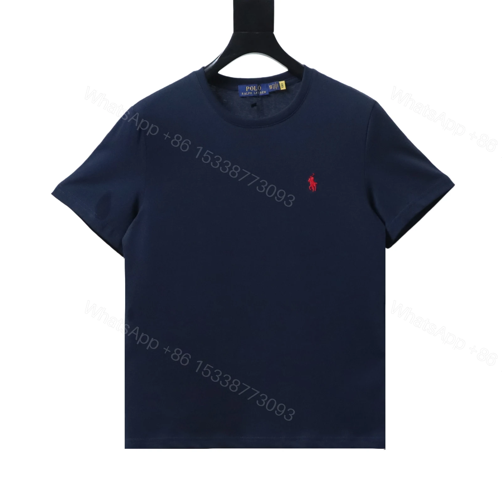 View 11 of Polo Ralph Lauren Small horse with round-neck short-sleeved shirt dark blue