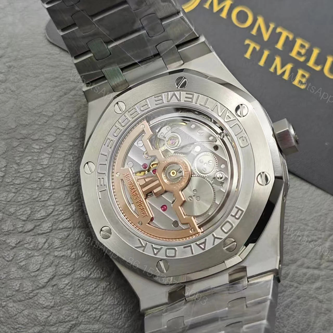 View 5 of Replica Audemars Piguet Royal Oak Perpetual Calendar Gray 26609TI.OO.1220TI.01