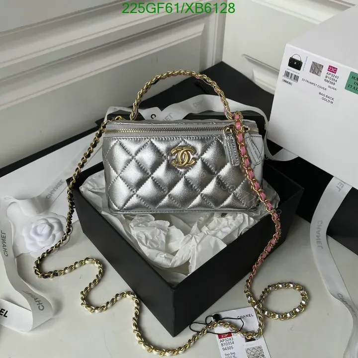 View 3 of Chanel Vanity Bag with Chain Mirror XY98754