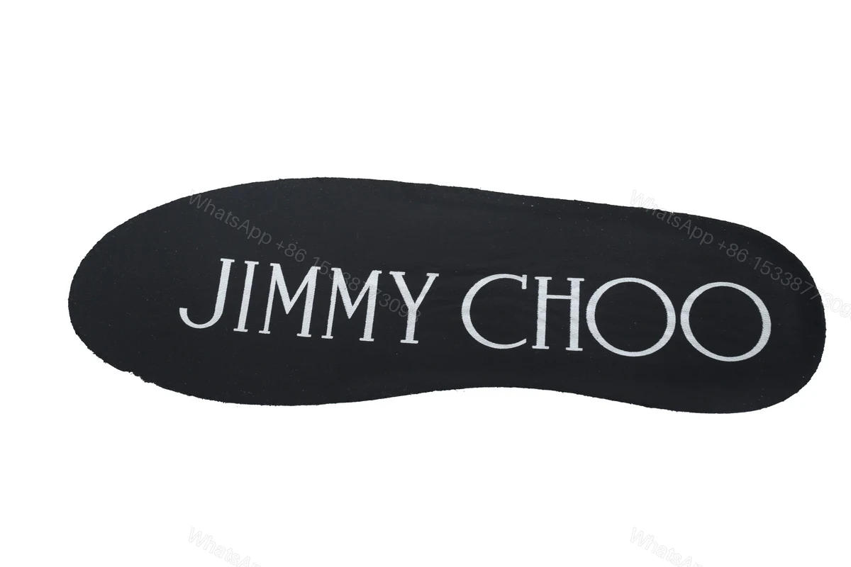 View 6 of Women's Jimmy Choo Palma Maxi Black and Latte Canvas Platform Trainers