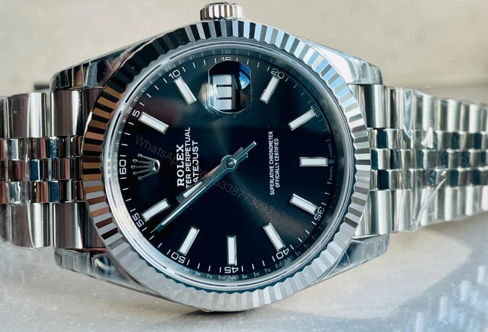 View 4 of VS Factory 1:1 Rolex DateJust 41 SS Best Edition 904L Steel Black Dial
