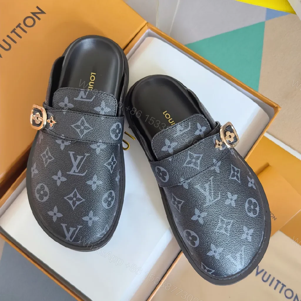 View 8 of Dark Monogram Slip-Ons: Luxe, Versatile Comfort Shoes