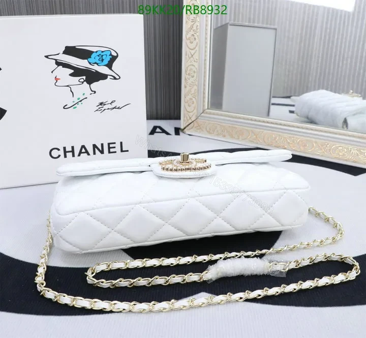 View 9 of Chanel Red Quilted Rectangular Flap Bag RB8924