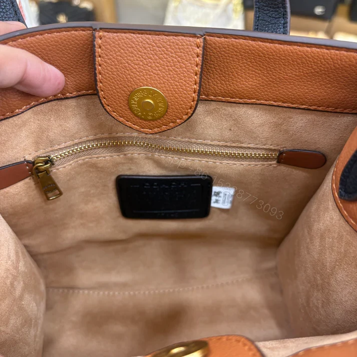 View 7 of First Copy Coach Leatherware Bag With Pouch Womens Handbag