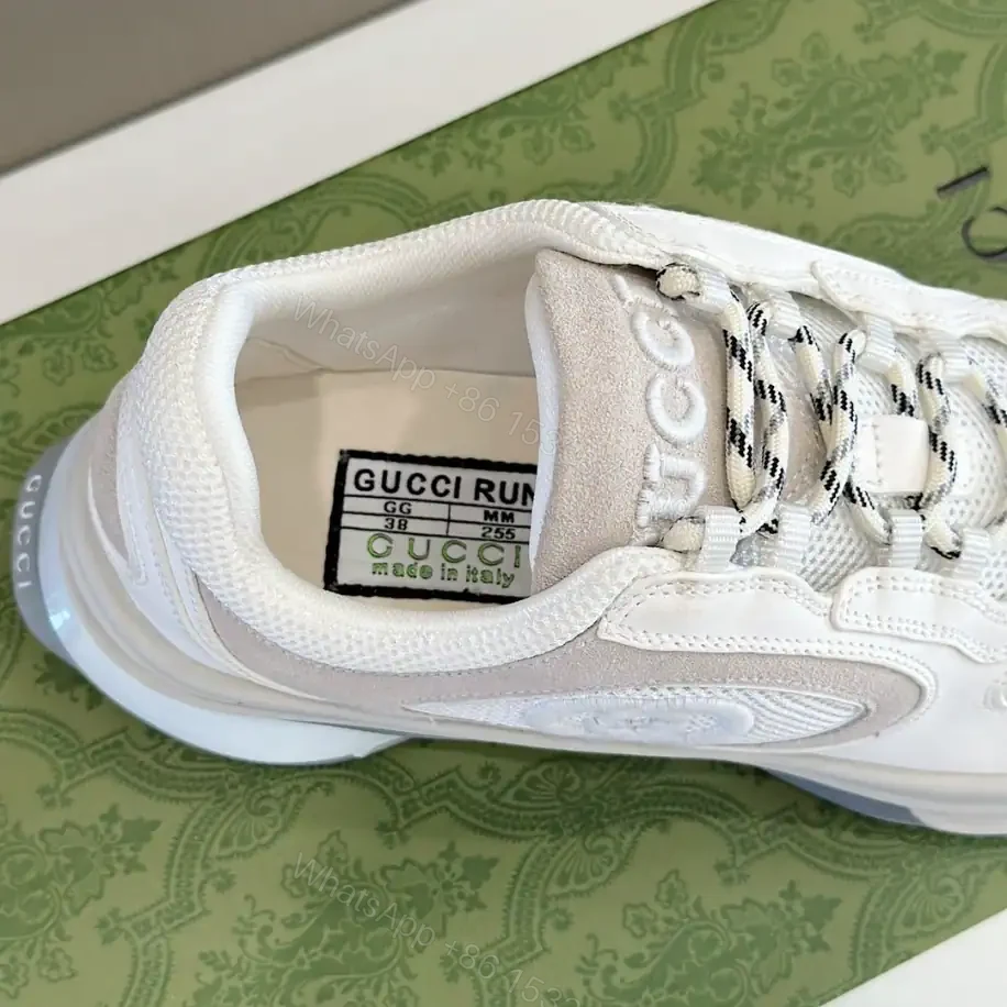View 7 of GUCCI RUN SNEAKERS IN WHITE – GC158