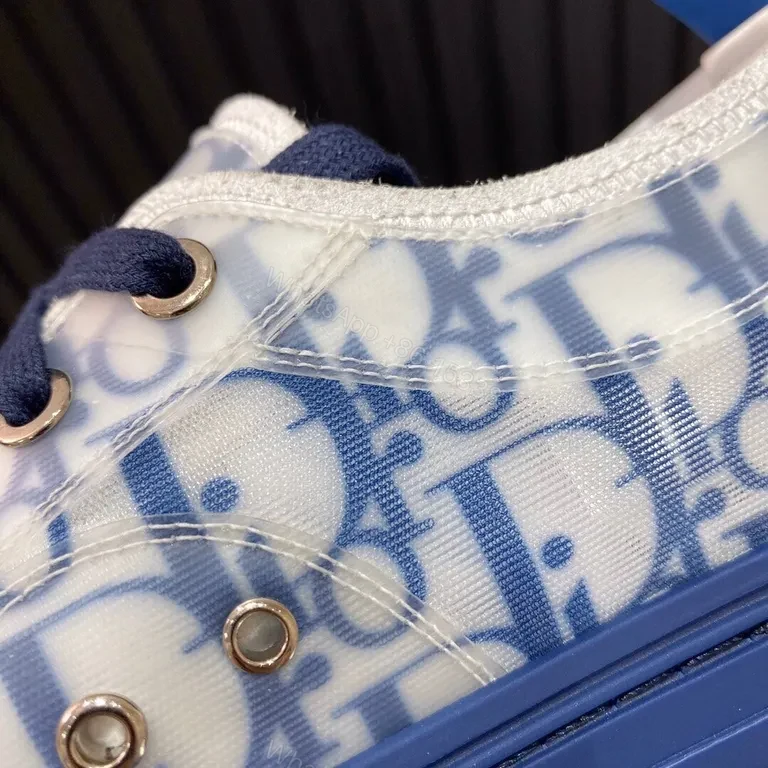 View 2 of Bold Mono-Dior Replica Sneakers: Graphic Texture & Comfort