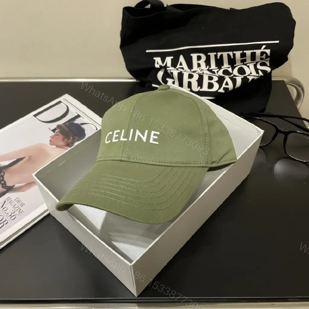 View 8 of Olive Cotton-Blend Cap: Subtle Luxury, All-Day Comfort