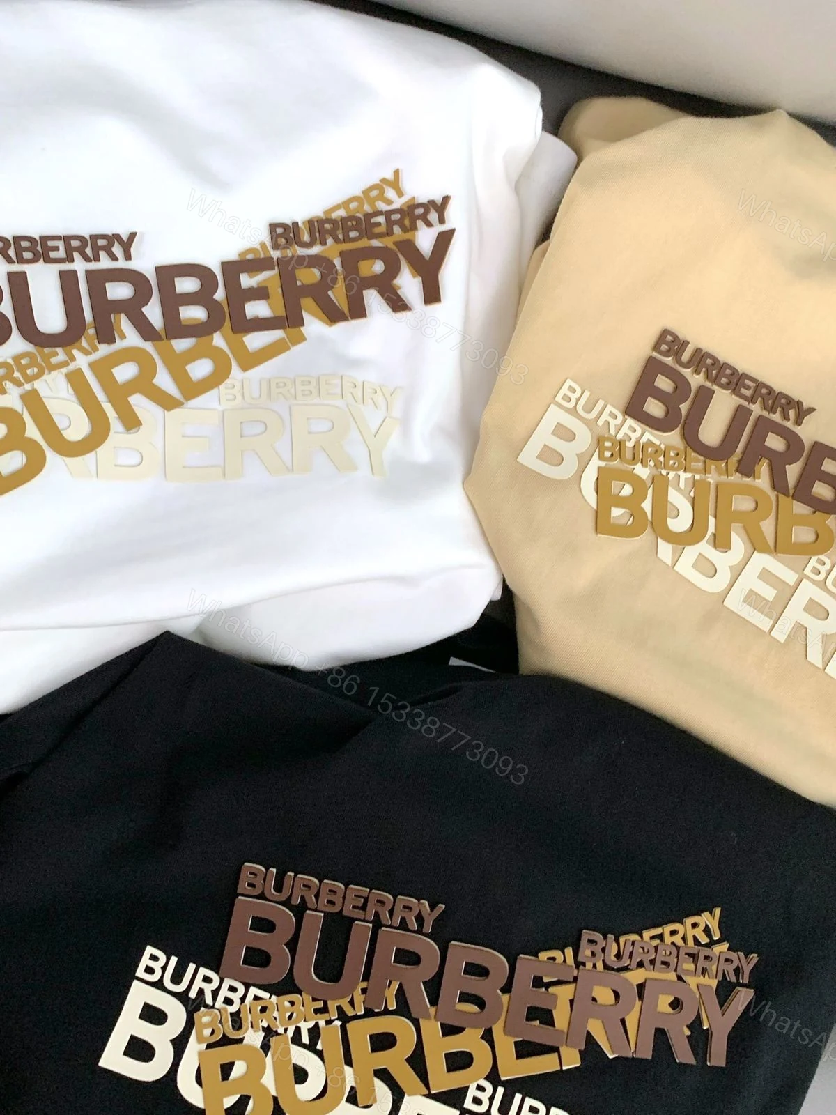 View 6 of FIRST COPY BURBERRY DESIGNER ROUND NECKS SUMMER T-SHIRT
